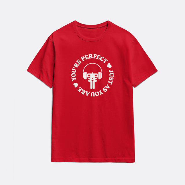 You're Perfect White Graphic Youth T-Shirt