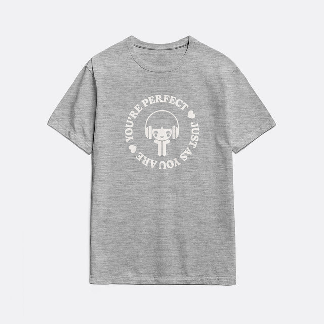 You're Perfect White Graphic Youth T-Shirt