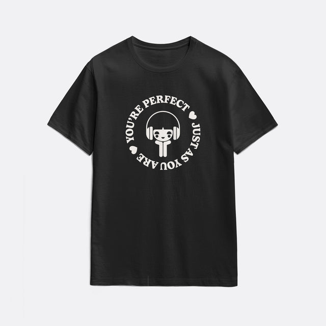 You're Perfect White Graphic Youth T-Shirt