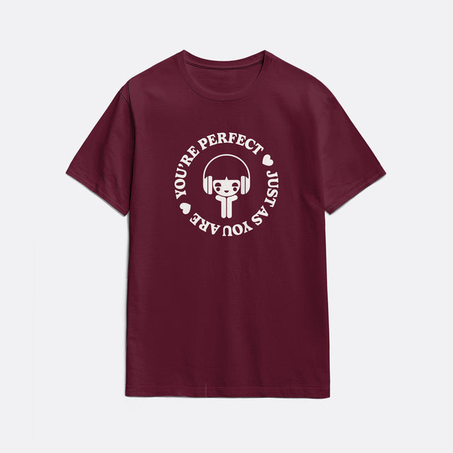 You're Perfect White Graphic Youth T-Shirt