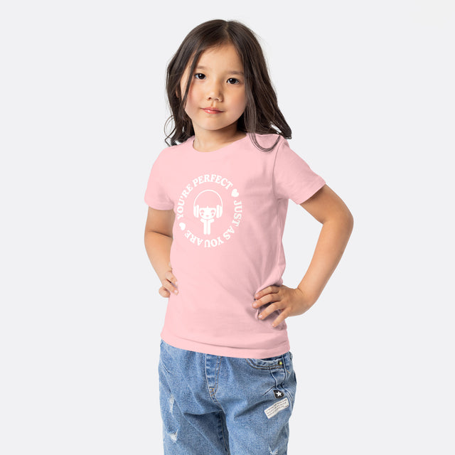 You're Perfect White Graphic Youth T-Shirt