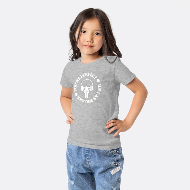 You're Perfect White Graphic Youth T-Shirt
