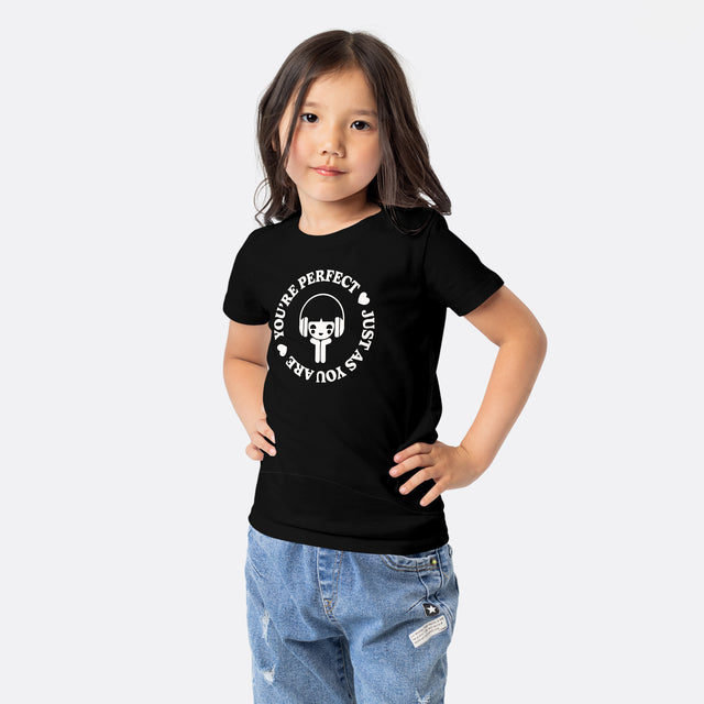 You're Perfect White Graphic Youth T-Shirt