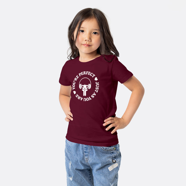 You're Perfect White Graphic Youth T-Shirt