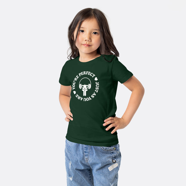 You're Perfect White Graphic Youth T-Shirt