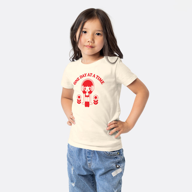 One Day at a Time Red Graphic Youth T-Shirt