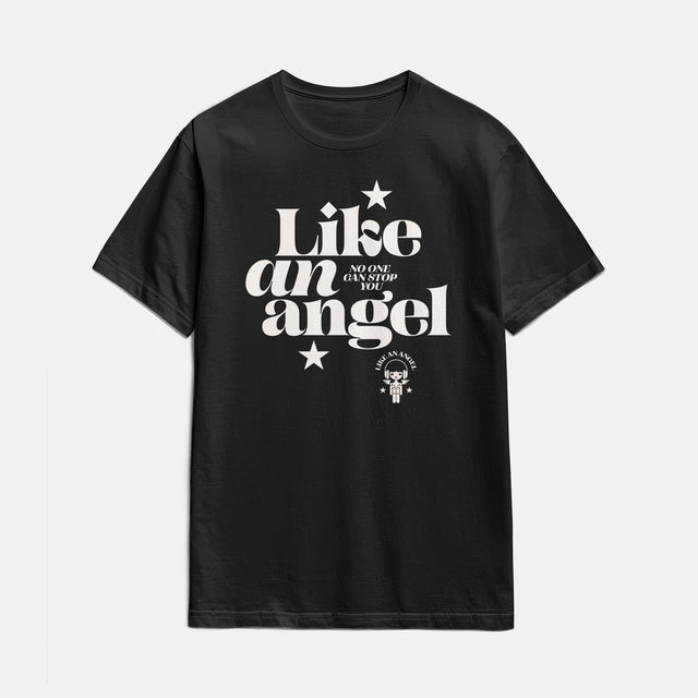 Like an Angel White Graphic Classic Fit T-Shirt