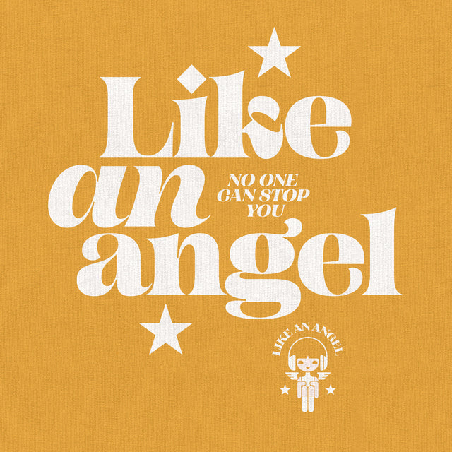 Like An Angel White Graphic Youth T-Shirt