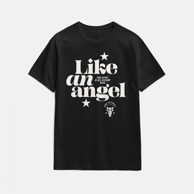 Like An Angel White Graphic Youth T-Shirt