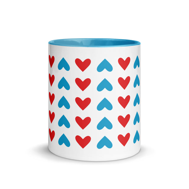 Colorful Heart Pattern Mug 3