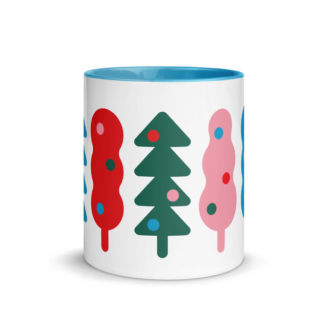 Abstract Christmas Trees Mug 1