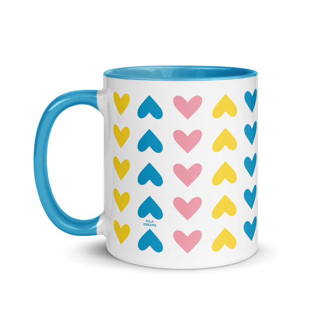 Colorful Heart Pattern Mug 2