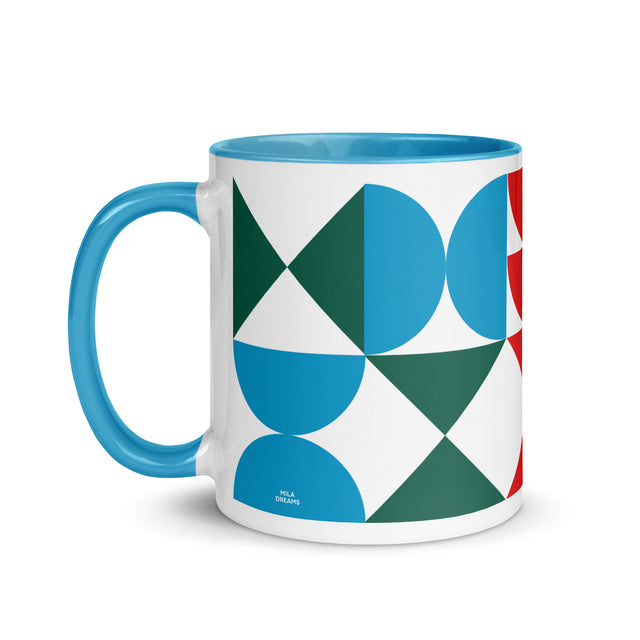 Colorful Abstract Christmas Holiday Mug