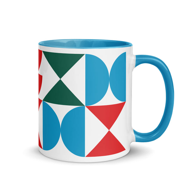 Colorful Abstract Christmas Holiday Mug