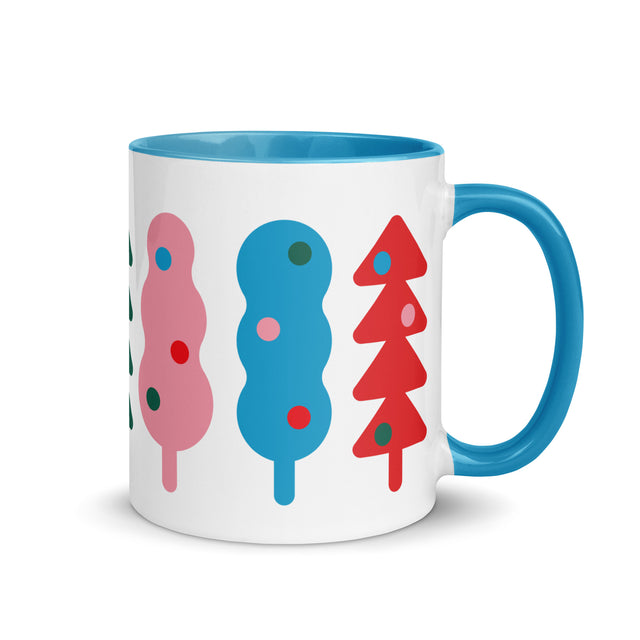 Abstract Christmas Trees Mug 1