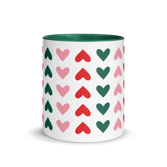 Christmas Heart Pattern Mug 1