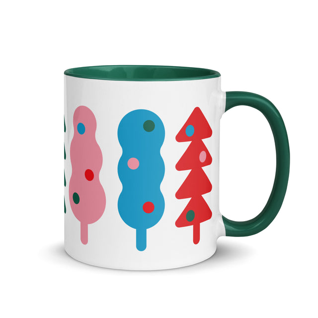 Abstract Christmas Trees Mug 1