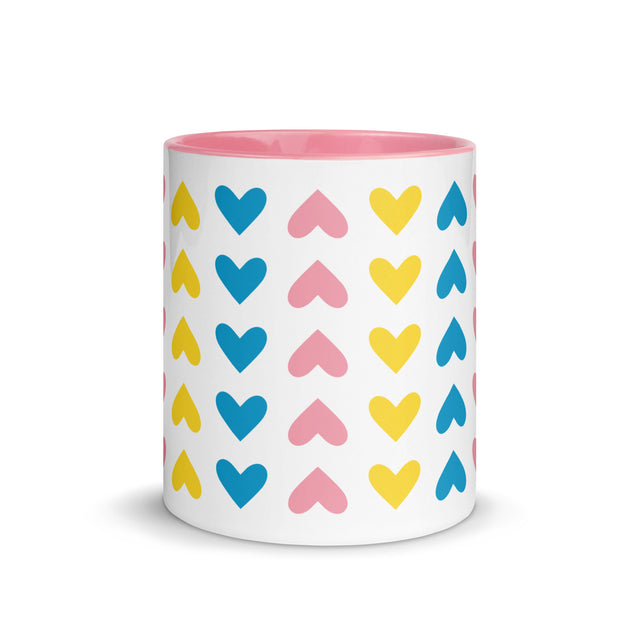 Colorful Heart Pattern Mug 2