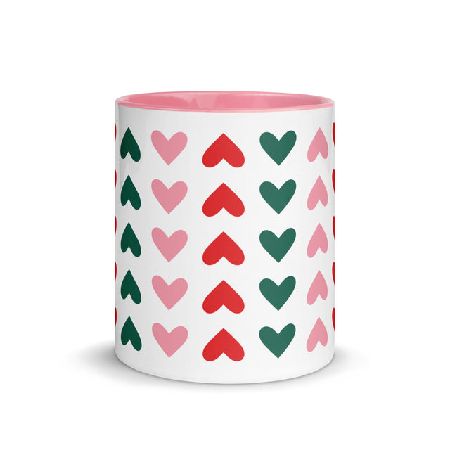 Christmas Heart Pattern Mug 1