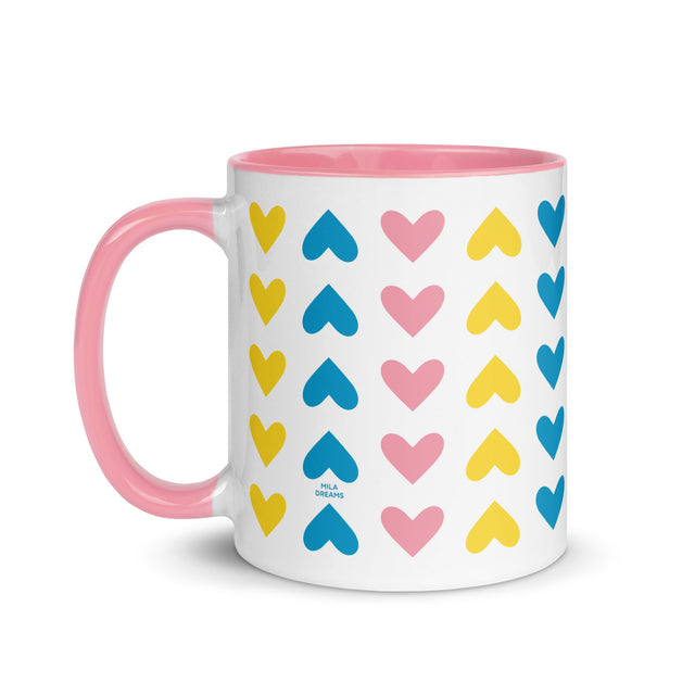 Colorful Heart Pattern Mug 2