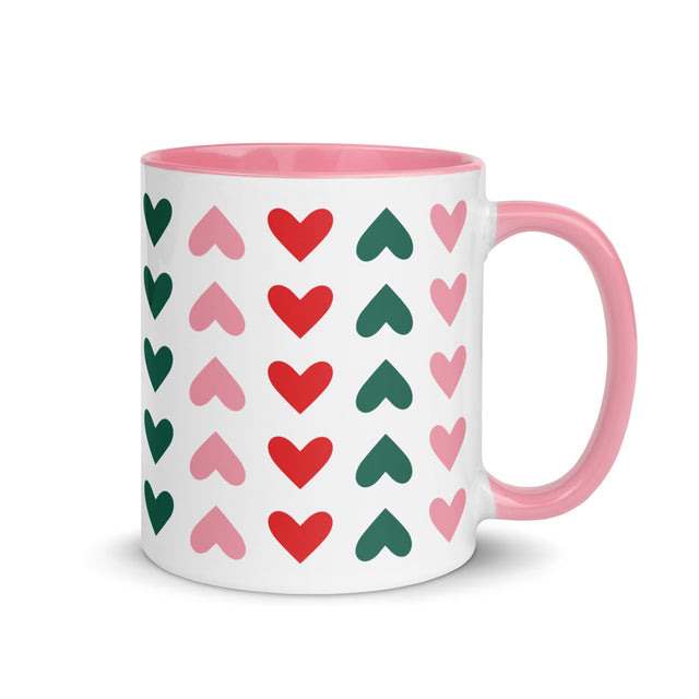 Christmas Heart Pattern Mug 1