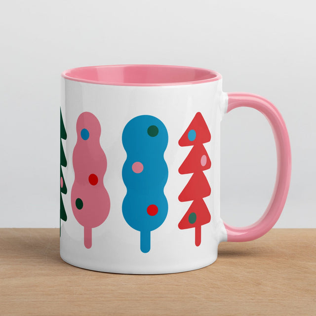 Abstract Christmas Trees Mug 1