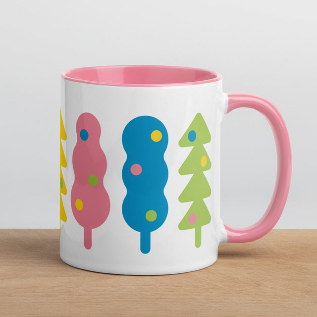 Abstract Christmas Trees Mug 2