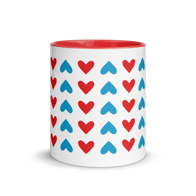 Colorful Heart Pattern Mug 3