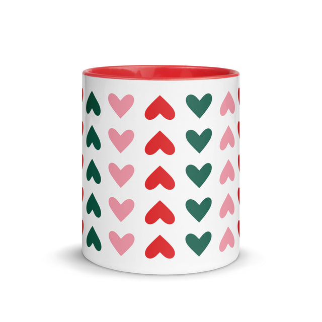 Christmas Heart Pattern Mug 1