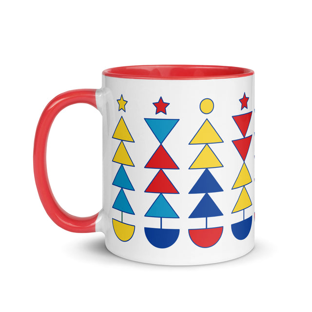 Geometric Tree Pattern Mug 2