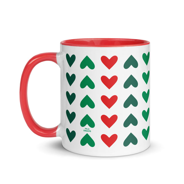 Christmas Heart Pattern Mug 4