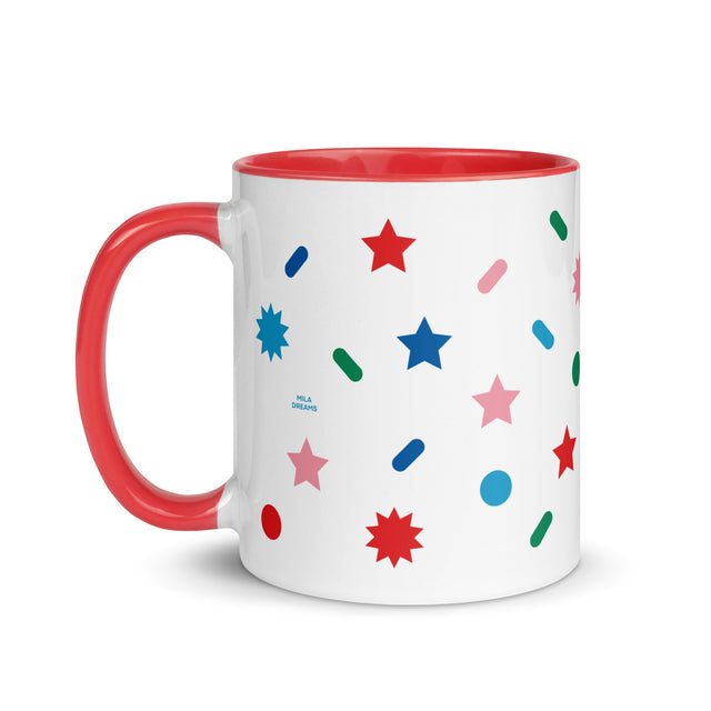 Colorful Holiday Confetti Mug 2