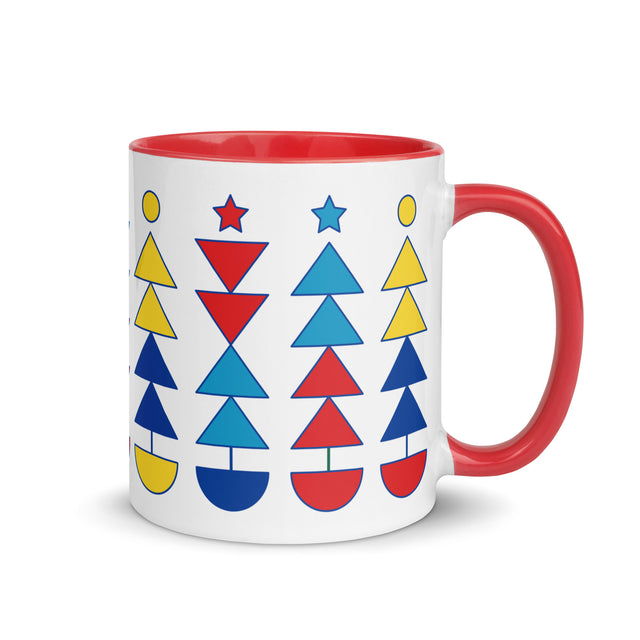 Geometric Tree Pattern Mug 2