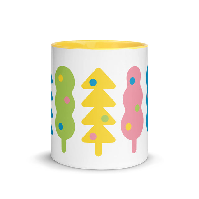 Abstract Christmas Trees Mug 2
