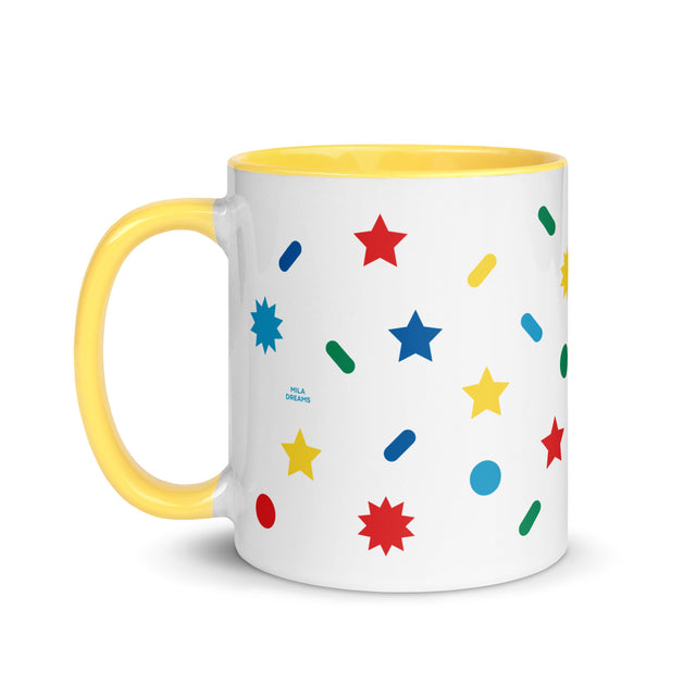 Colorful Holiday Confetti Mug 3