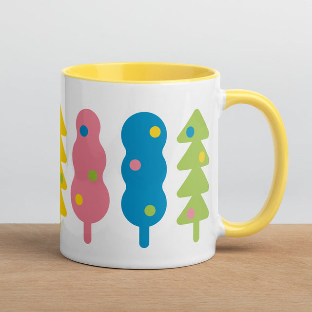 Abstract Christmas Trees Mug 2